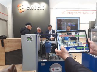 Entek showing their Digital Twin application